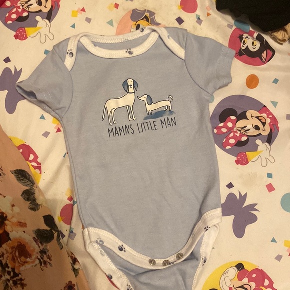 kyle nd deena Other - Blue onesie for boy (0-3 months)